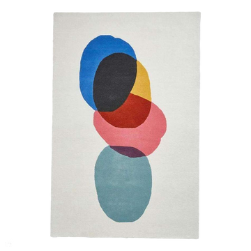 Inaluxe Modern Abstract Designer Wool Transmission IX12 Multicolour Rug-Think Rugs-Rug Love - The Most Loved Rug Store